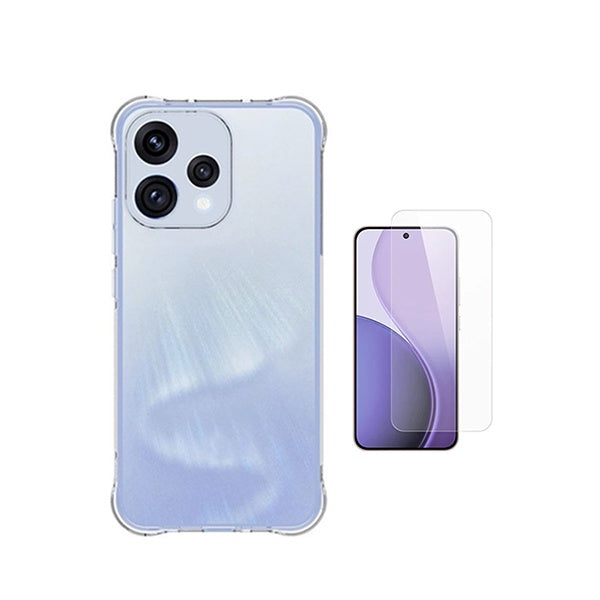 Kit Capa Super Proteção + Película de Vidro Temperado GIFT4ME Para Oppo Reno15 - Transparente