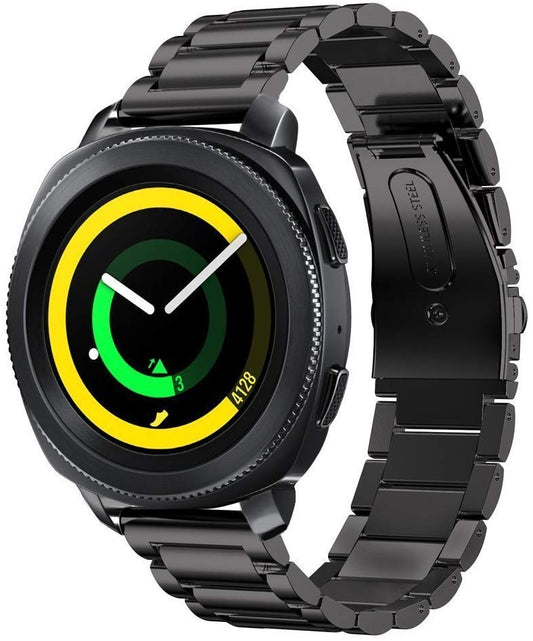 Bracelete de Aço + Ferramenta GIFT4ME Compativel Com Samsung Galaxy Watch FE - Preto