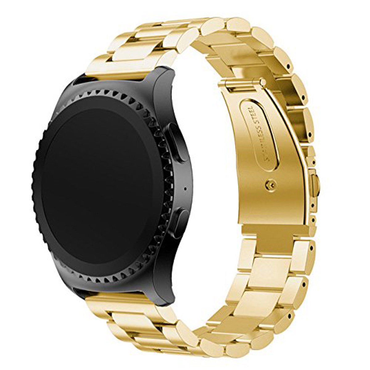 Bracelete de Aço + Ferramenta GIFT4ME Para Honor Watch 6 Plus - Ouro