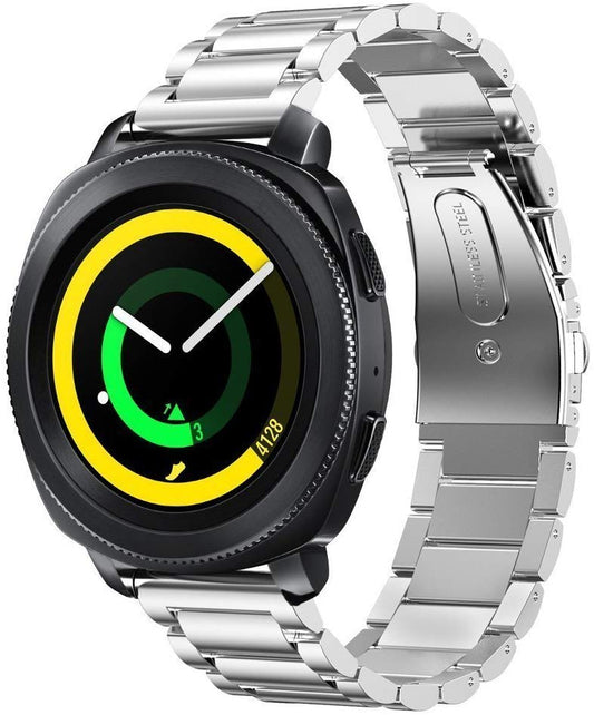 Bracelete de Aço + Ferramenta GIFT4ME Compativel Com Amazfit GTR Mini 43mm - Cinza