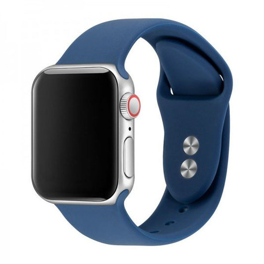 Bracelete Silicone GIFT4ME Compativel Com Apple Watch Series 10 - 42mm - Azul Escuro