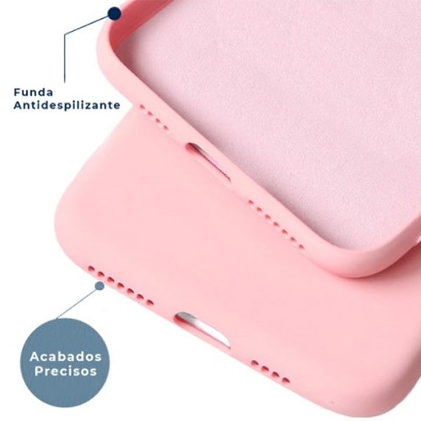 Capa Proteção Silicone GIFT4ME Para Samsung Galaxy Z Flip7 FE - Rosa
