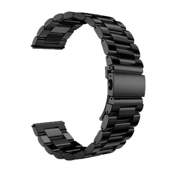 Bracelete de Aço + Ferramenta GIFT4ME Para Samsung Galaxy Watch Ultra (2025) - 47mm LTE  - Preto