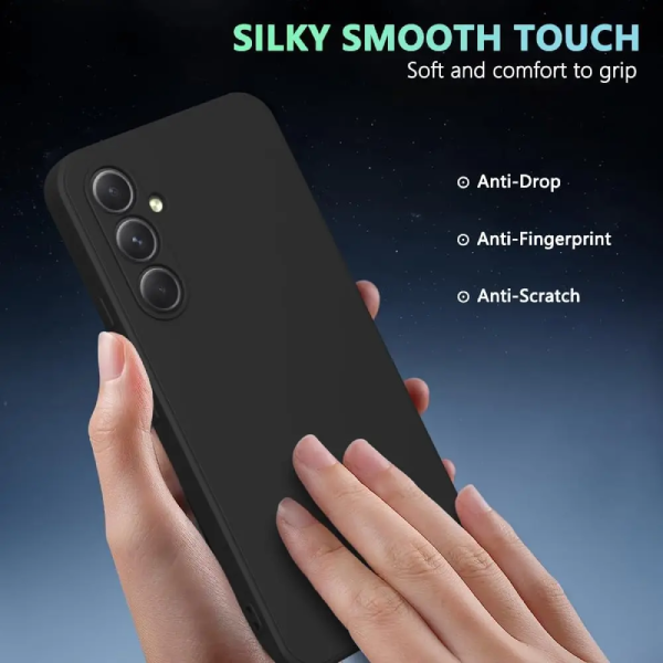 Kit Película Protectora de Hydrogel Frente + Capa Proteção Silicone + Suporte Magnético L GIFT4ME Para Samsung Galaxy A17 4G - Preto