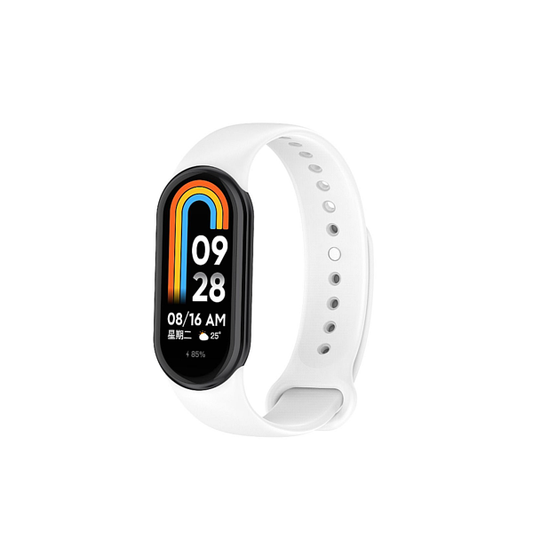 Bracelete Silicone GIFT4ME Compativel Com Xiaomi Smart Band 9 - Branco