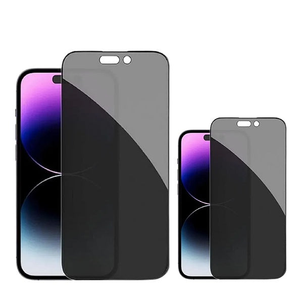 Kit 2 Películas de Vidro Temperado Privacidade GIFT4ME Para Apple iPhone 17 Pro - Transparente/Preto