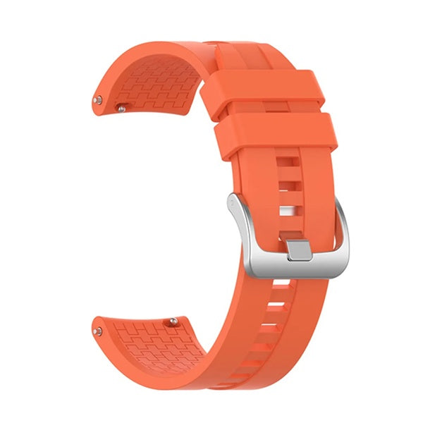 Bracelete Silicone Com Fivela GIFT4ME Para Coros Apex 2 - Laranja