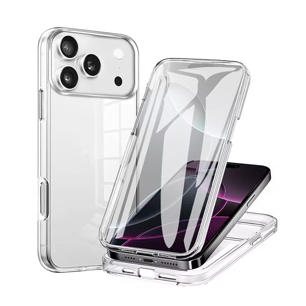 Capa 360° Proteção Frente e Verso GIFT4ME Para Apple iPhone 18 Pro - Transparente