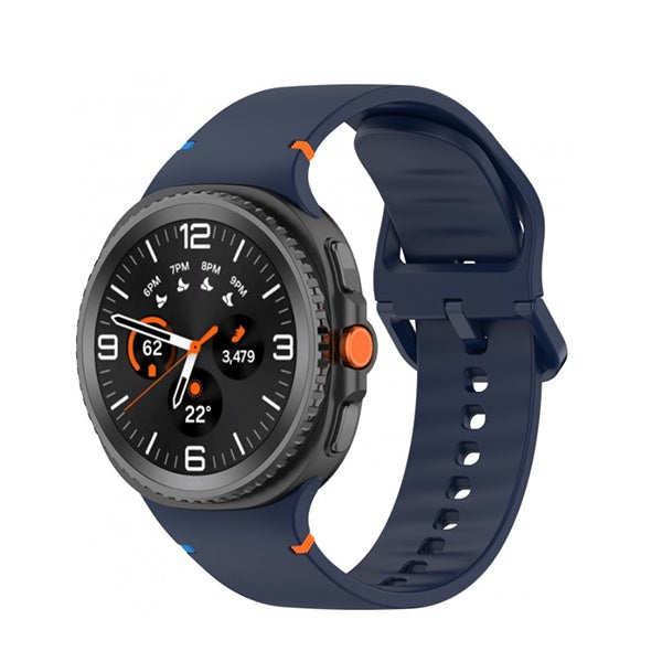 Bracelete Silicone GIFT4ME Para Samsung Galaxy Watch9 LTE - 44 mm  - Azul Escuro