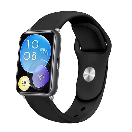 Bracelete Silicone Gift4Me Para Huawei Watch Fit Special Edition - Preto