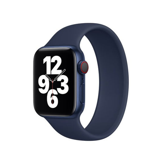 Bracelete Silicone Solo GIFT4ME Compativel Com Apple Watch Ultra 2 (2024) (Pulso:177-190mm) - Azul