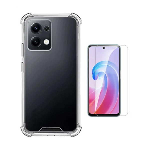 Kit Capa Super Proteção + Película de Vidro Temperado GIFT4ME Para Xiaomi Redmi Note 14S - Transparente