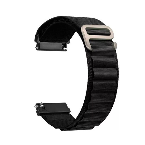 Bracelete Poliéster Alpine M  Gift4Me Para Samsung Galaxy Watch5 Pro 4G - 45mm - Preto