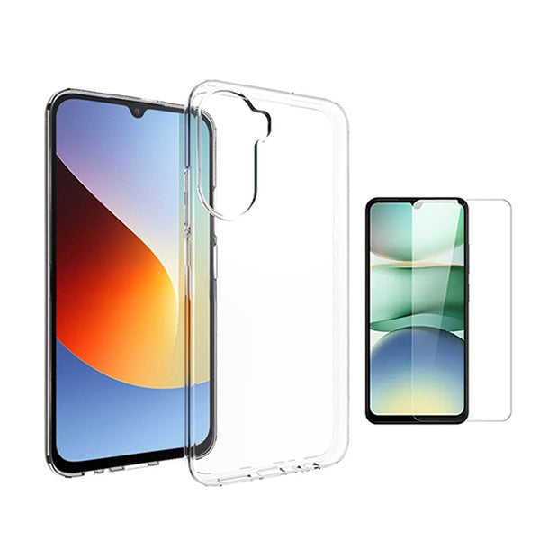 Kit Capa Super Proteção + Película de Vidro Temperado GIFT4ME Para Xiaomi Redmi A7 Pro - Transparente
