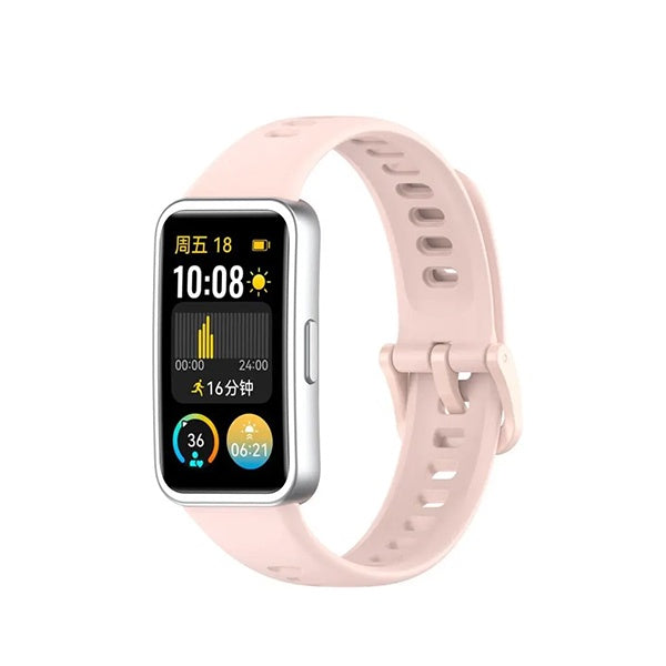 Bracelete Silicone Com Fivela GIFT4ME Para Huawei Band 11 Pro - Rosa