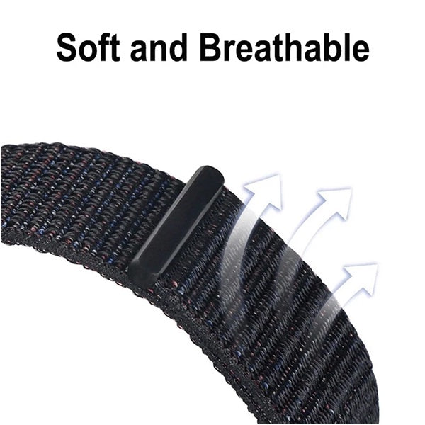 Bracelete Nylon GIFT4ME Para Amazfit Balance 2 - Preto