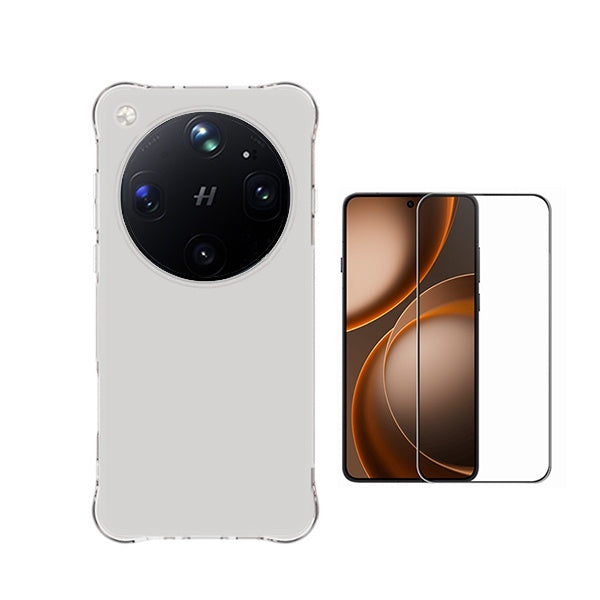 Kit Capa Super Proteção + Película de Vidro Temperado Gorilasglass GIFT4ME Para Oppo Find X9 Ultra - Transparente
