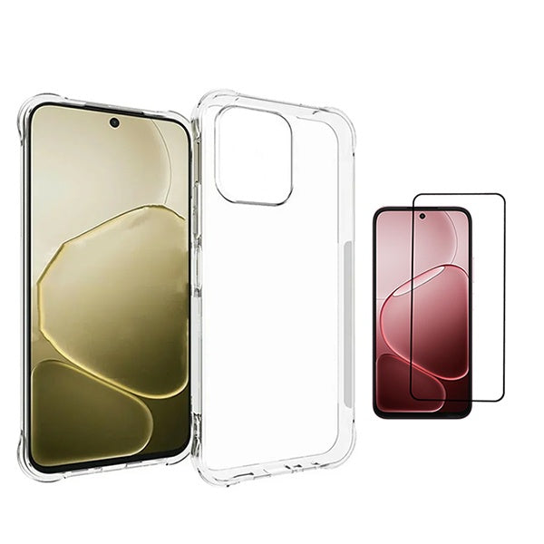 Kit Capa Super Proteção + Película de Vidro Temperado Gorilasglass GIFT4ME Para Oppo A6 5G - Transparente