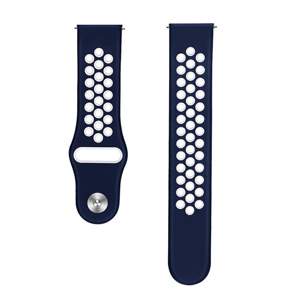 Bracelete Desportiva GIFT4ME Para Amazfit Balance 2 - Azul Escuro / Branco
