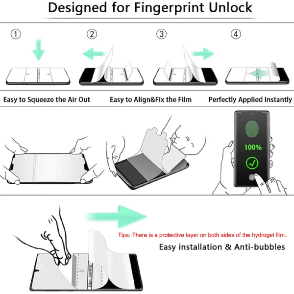 Película Protectora de Hydrogel Frente GIFT4ME Para Samsung Galaxy A17 - Transparente