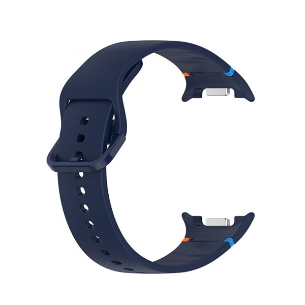 Bracelete Silicone Com Fivela GIFT4ME Para Samsung Galaxy Watch8 Classic- 46mm - Azul Escuro