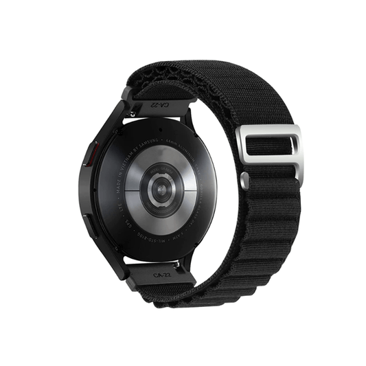 Bracelete Poliéster Alpine M (Pulso de 145mm a 190mm) GIFT4ME para Honor Watch GS 4 - Preto