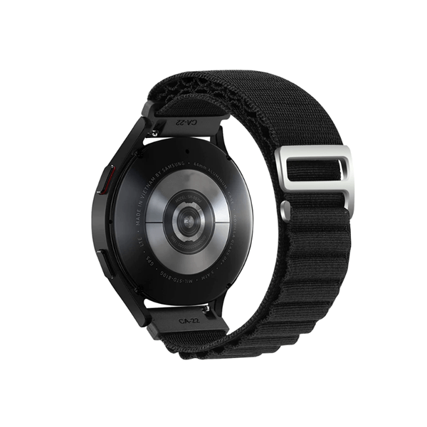 Bracelete Poliéster Alpine M (Pulso de 145mm a 190mm) Gift4Me Para Xiaomi Watch S4 - Preto