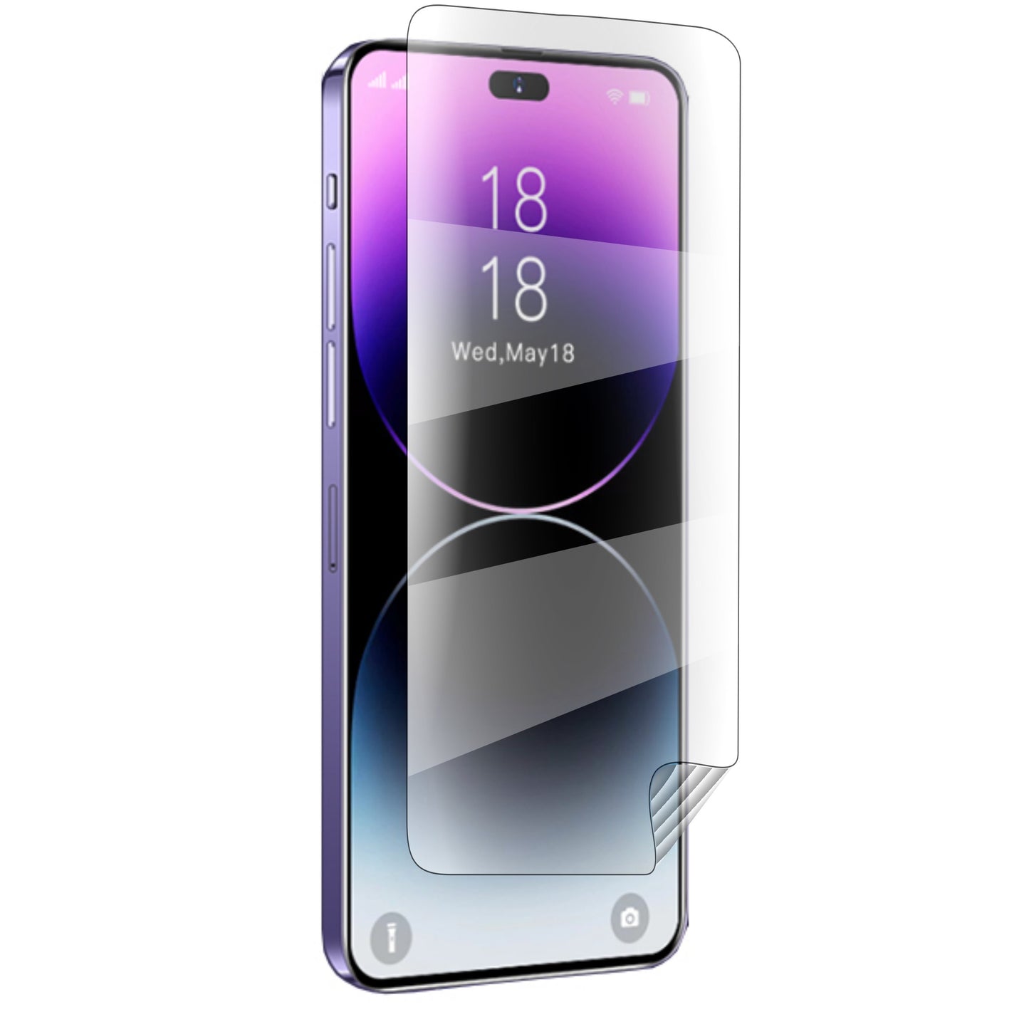 Película Protectora de Hydrogel Frente GIFT4ME Compativel Com Apple iPhone 16 + Plus - Transparente