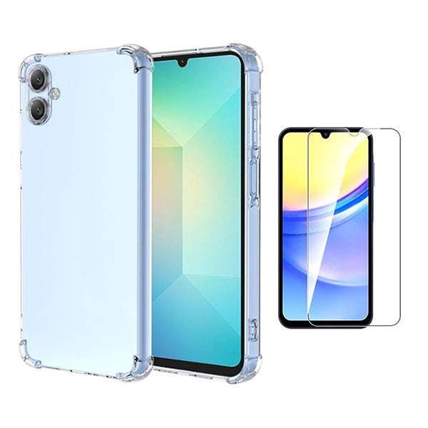Kit Capa Super Proteção + Película de Vidro Temperado GIFT4ME Para Samsung Galaxy A07 - Transparente