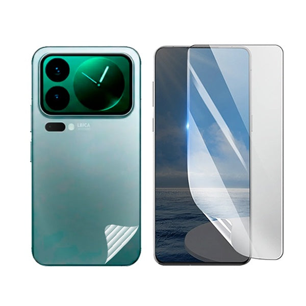 Kit Película Protectora de Hydrogel Frente e Verso GIFT4ME Para Xiaomi 17 Pro 5G - Transparente