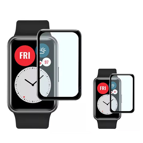 Kit 2x Película Gel Com Bordas Gift4Me Para Huawei Watch Fit SE - Transparente