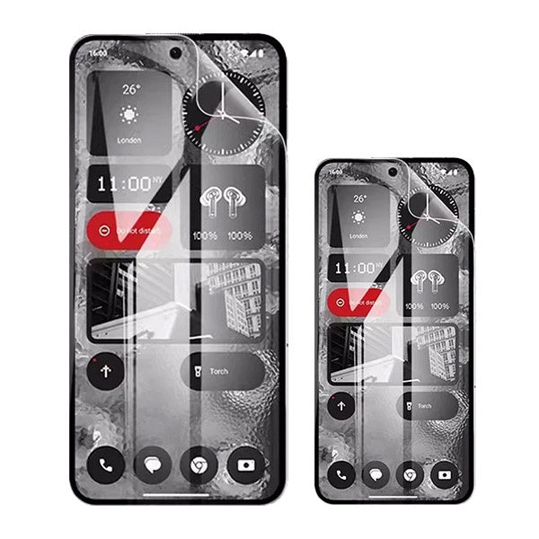 Kit 2 Películas Protectoras de Hydrogel Frente GIFT4ME Compativel Com Nothing Phone (2a) - Transparente