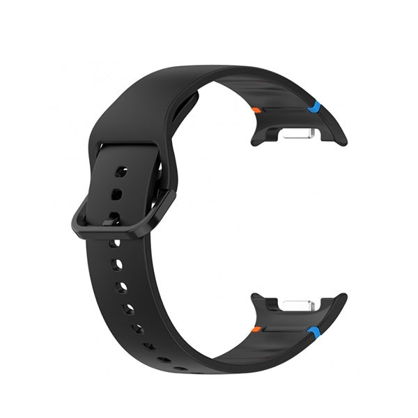 Bracelete Silicone Com Fivela GIFT4ME Para Samsung Galaxy Watch8 - 44mm - Preto