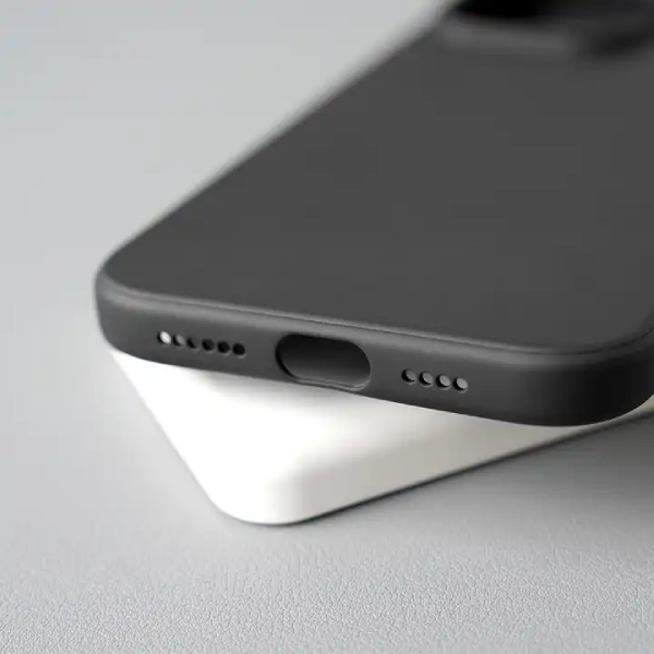 Kit 2x Capa Proteção Silicone GIFT4ME Para Apple iPhone 17 Pro - Preto / Rosa