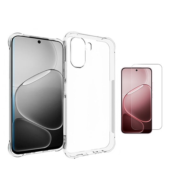 Kit Capa Super Proteção + Película de Vidro Temperado GIFT4ME Para Oppo A6x - Transparente