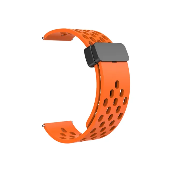 Bracelete Silicone Respirável Magnética GIFT4ME Para Amazfit Cheetah 2 Pro - Laranja