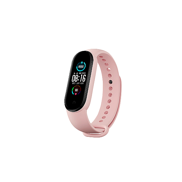 Bracelete Silicone Com Fivela GIFT4ME Compativel Com Xiaomi Smart Band 9 - Rosa Claro