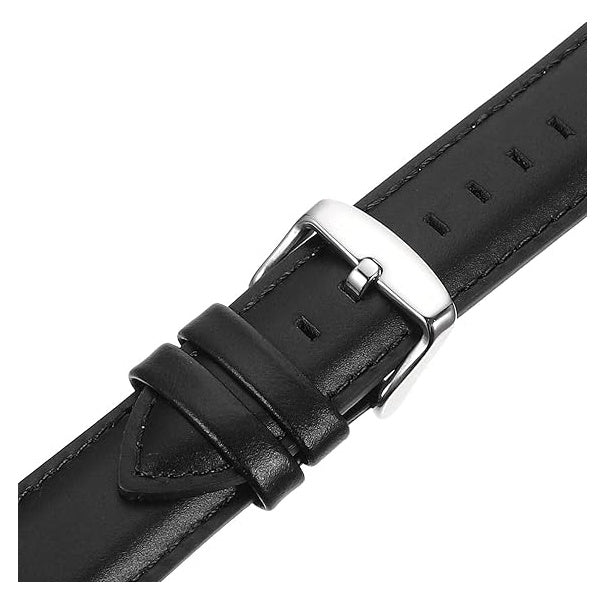 Bracelete de Couro Premium GIFT4ME Para Coros Apex 2 Pro - Preto