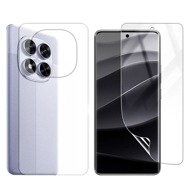 Kit Película Protectora de Hydrogel Frente e Verso Gift4Me Para Xiaomi Redmi Note 14 Pro 4G - Transparente