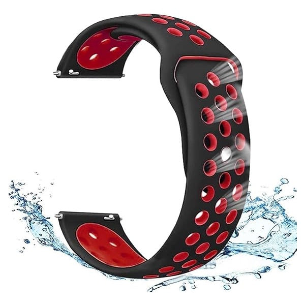 Bracelete Desportiva GIFT4ME Para Amazfit Balance 2 - Preto / Vermelho