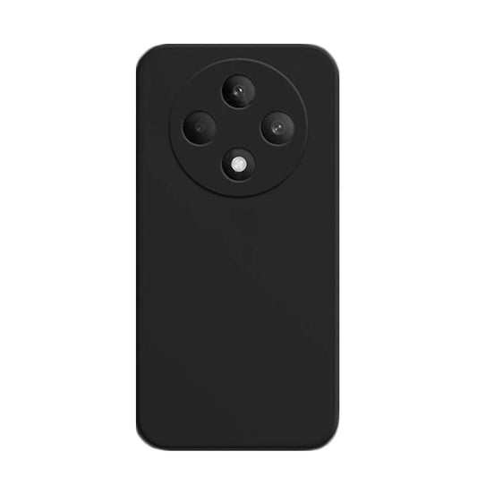 Capa Proteção Traseira Silicone GIFT4ME Compativel Com Oppo Reno12 F 4G - Preto