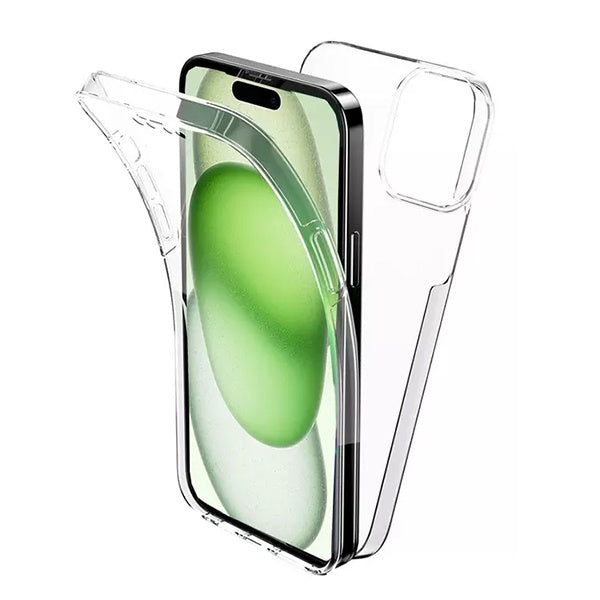 Capa 360° Proteção Frente e Verso Gift4Me Para Apple iPhone 16 Pro - Transparente