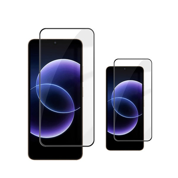 Kit 2 Vidro Gorilasglass GIFT4ME Para Xiaomi Redmi 17C - Transparente/Preto