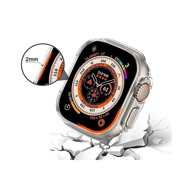 Capa Proteção Total GIFT4ME Para Apple Watch Ultra 3 - Transparente