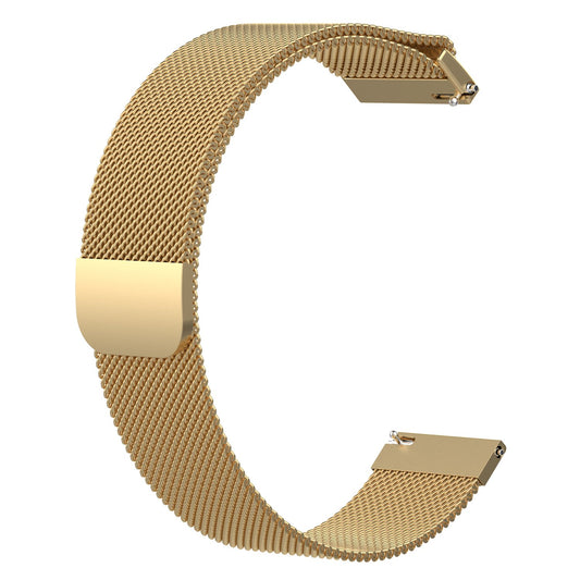 Bracelete Milanese Com Fecho Magnético GIFT4ME Compativel Com Amazfit GTR Mini 43mm - Ouro