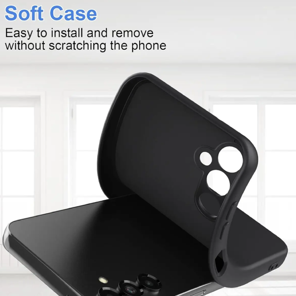 Capa Proteção Silicone GIFT4ME Para Samsung Galaxy A07 - Preto