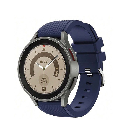 Bracelete Silicone Com Fivela GIFT4ME Compativel Com Samsung Galaxy Watch FE - Azul Escuro