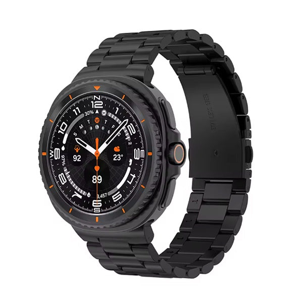 Bracelete de Aço + Ferramenta GIFT4ME Para Samsung Galaxy Watch8 Classic - 46mm Bluetooth - Preto