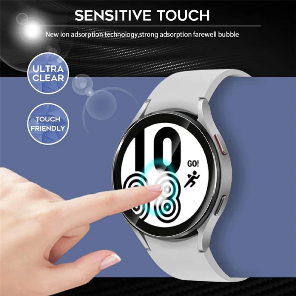 Kit 2x Película de Vidro Temperado GIFT4ME Para Samsung Galaxy Watch8 Classic - 46mm Bluetooth - Transparente