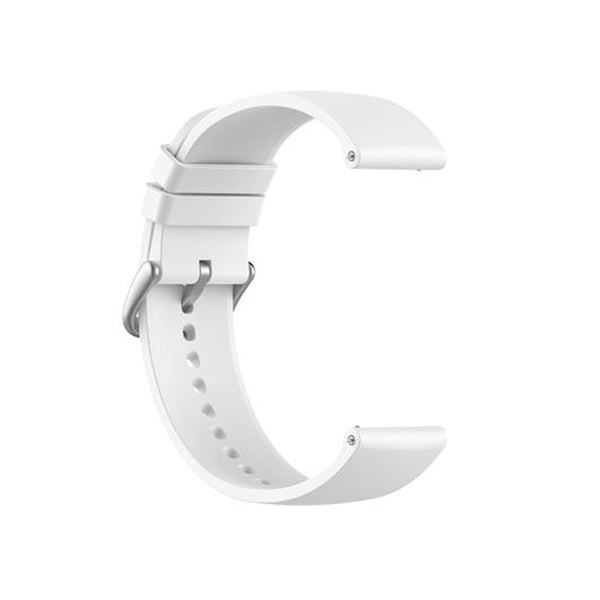 Bracelete Silicone Com Fivela GIFT4ME Para Amazfit Balance 2 - Branco